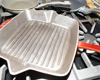 Staub casst iron grill pan