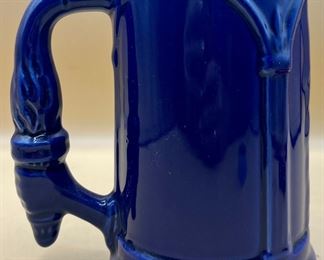 Cobalt Blue Mug Torch In Hand Handle