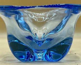 Blue Art Deco Bowl