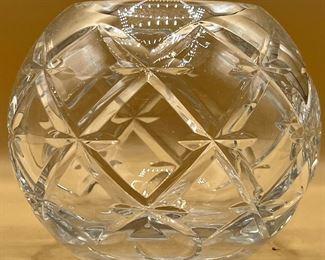 Cut Glass Rose Bowl Vase