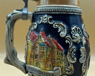 DBGM German Beer Stein Metal Lid - Munchenhofb Siegestor