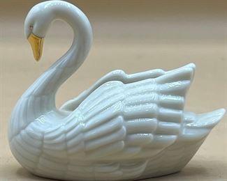 Lenox Handcrafted Swan Card Holder