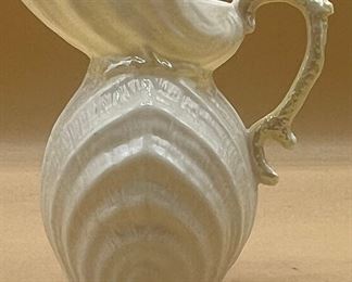 Belleek Ireland Porcelain Nautilus Shell Creamer