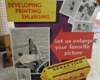 Vintage Kodak Ad Card