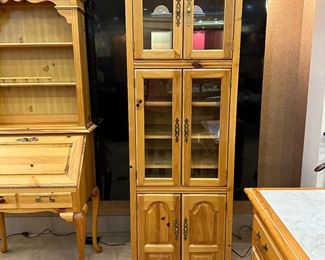 Cabinet/book shelf 80" x 28"