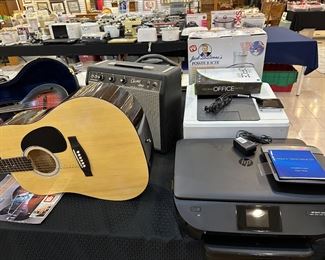 Vintage mandolin - New Johnson guitar- Pre CBS Fender Champ amp, found in it's original box.