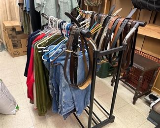 Most shirts & Jackets 1 to 3x.