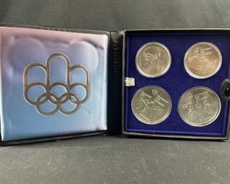 1976 Canada Olympics Sterling Silver UNC Set