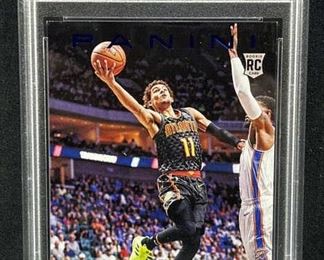 2018 Panini Trae Young RC Blue #/99 PSA 8