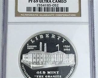 2006-S San Fran. Old Mint Silver $, NGC PF69UC