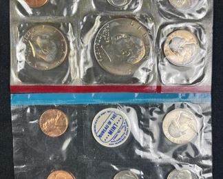 1968-P, 1976-D US Mint Partial UNC Sets