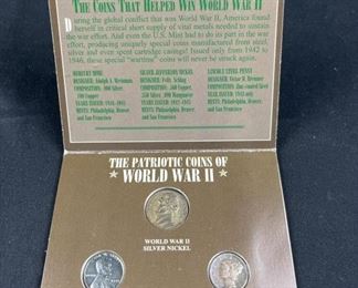 Patriotic Coins of WWII Silver Mercury, Nickel