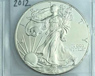 2012 American Silver Eagle 1oz .999