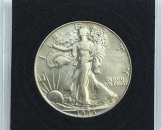 1946 Walking Liberty Silver Half Dollar