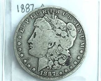 1887-O Morgan Silver Dollar, U.S. $1 Coin