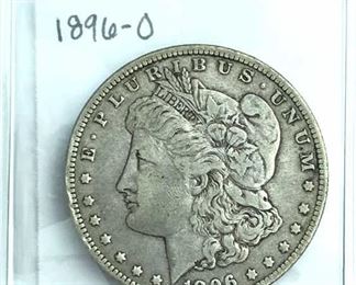 1896-O Morgan Silver Dollar, U.S. $1 Coin