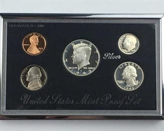 1993 Silver Premier Proof Coin Set No Box