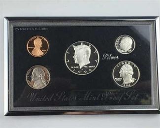 1996 Silver Premier Proof Coin Set