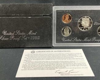 1992 US Mint Silver Proof Set
