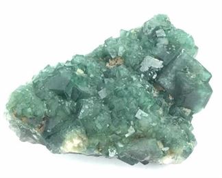 Deep Green Fluorite Crystal