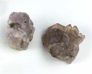 (2) Amethyst Druzy Crystal