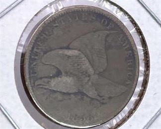 1858 US Flying Eagle Small Cent