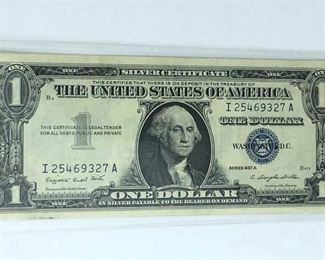 1957A $1 U.S. Silver Certificate, Crisp Unc