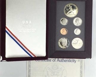 1992 Prestige Proof Coin Set w/ Silver Dollar