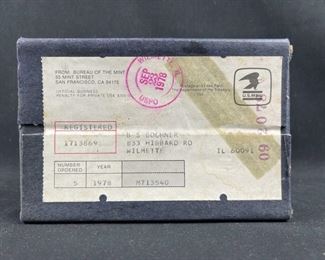 (5) 1978 Mint Sets Sealed in Original Mint Mailer