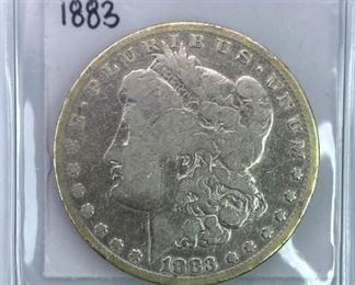 1883 Morgan Silver Dollar, U.S. $1 Coin, G