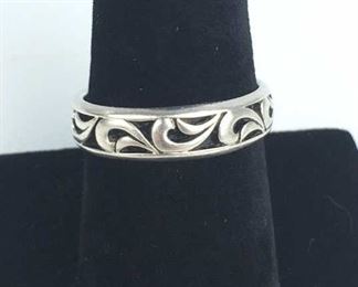 Sterling Silver Filigree Band Ring
