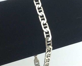 Sterling Silver Mariner Link Bracelet
