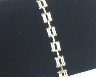 Sterling Silver Pin Link Bracelet