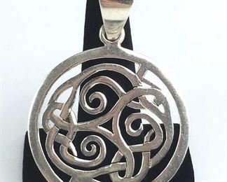 Silpada Sterling Silver Celtic Knot Pendant