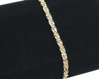 Sterling Silver Sparkle Chain Bracelet