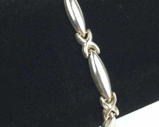 Sterling Silver X-Link Bracelet