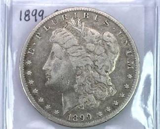 1899-O Morgan Silver Dollar, U.S. $1 Coin, VF