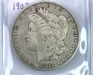1902 Morgan Silver Dollar, U.S. $1 Coin, F
