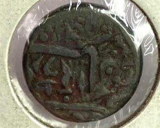 Ancient India Thick Billon Coin