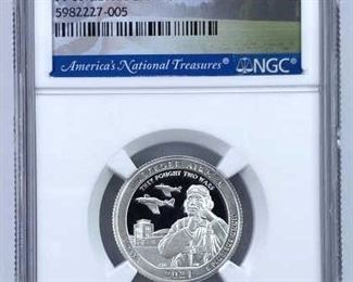 2021-S Silver Tuskegee Airmen NGC PF69UC