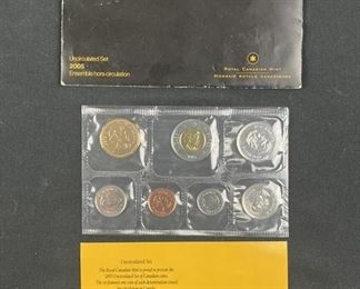 2005 Canadian Mint Uncirculated Coin Set