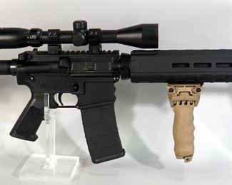 SMI SMI-15 5.56 Nato Rifle SN# SMI-B01915, With Bipod, Adjustable Stock, 3-9x40 Scope