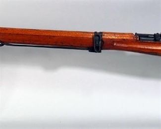 Japanese Arisaka Type 99 7.7mm Bolt Action Rifle SN# 42825, With Full Mum, Dust Cover, Bayonet