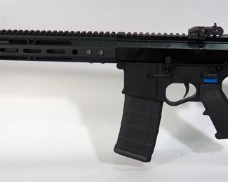 E-3 Arms Omega-15 .223 / .556 Rifle SN# A18199, 5.56 Nato, Flip Up Sights, Adjustable Stock
