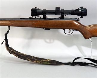 Savage Arms Mark II .22 LR Bolt Action Rifle SN# 2177889, With Nikko Stirling Mount Master 4x32 Scope, Nylon Sling, 2 Total Mags, In Hard Case