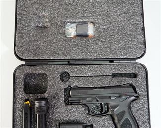 Taurus Armas / Taurus TN 9c 9 x 19 Pistol SN# ADB949670, With 2 Total Mags, Speed Loader, In Hard Case