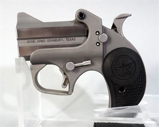 Bond Arms Roughneck 9mm Derringer Pistol SN# 213553, With Paperwork, In Hard Case
