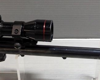 Thompson Center Arms Contender .223 REM Super 14 Barrel With 4x32 Simmons Scope, Wood Grips, And Carrying Case