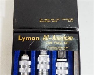 Lyman A-A 32 S&W 3-Die Pistol Set In Box