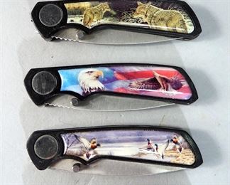 Frost 2.5" Folding Knives, Qty 5